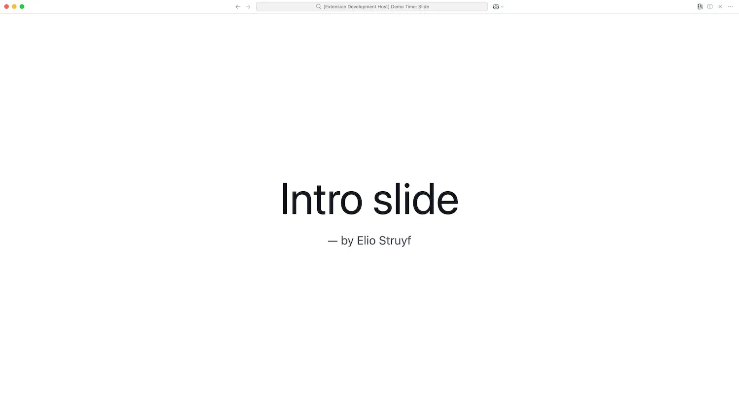 Intro