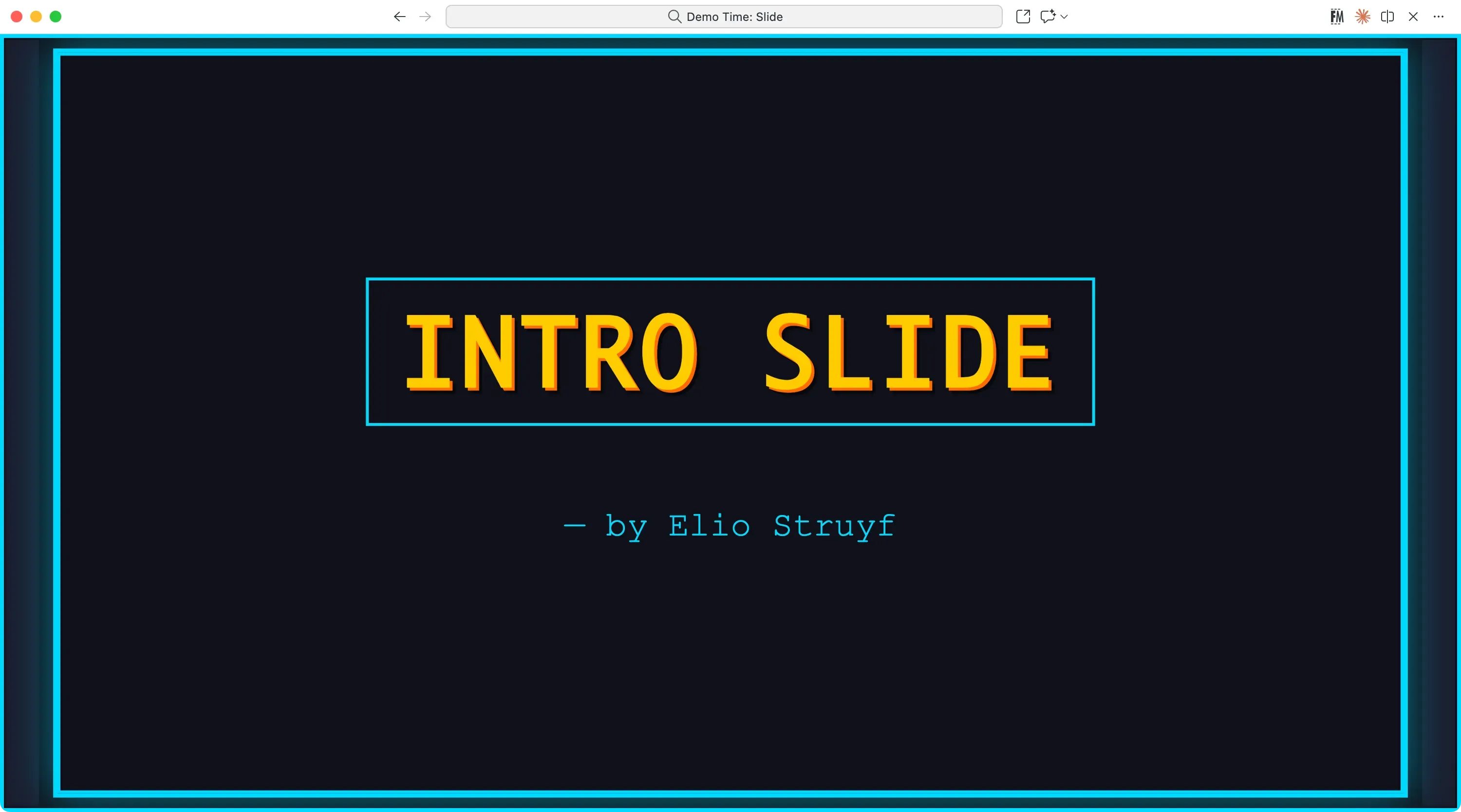 Intro