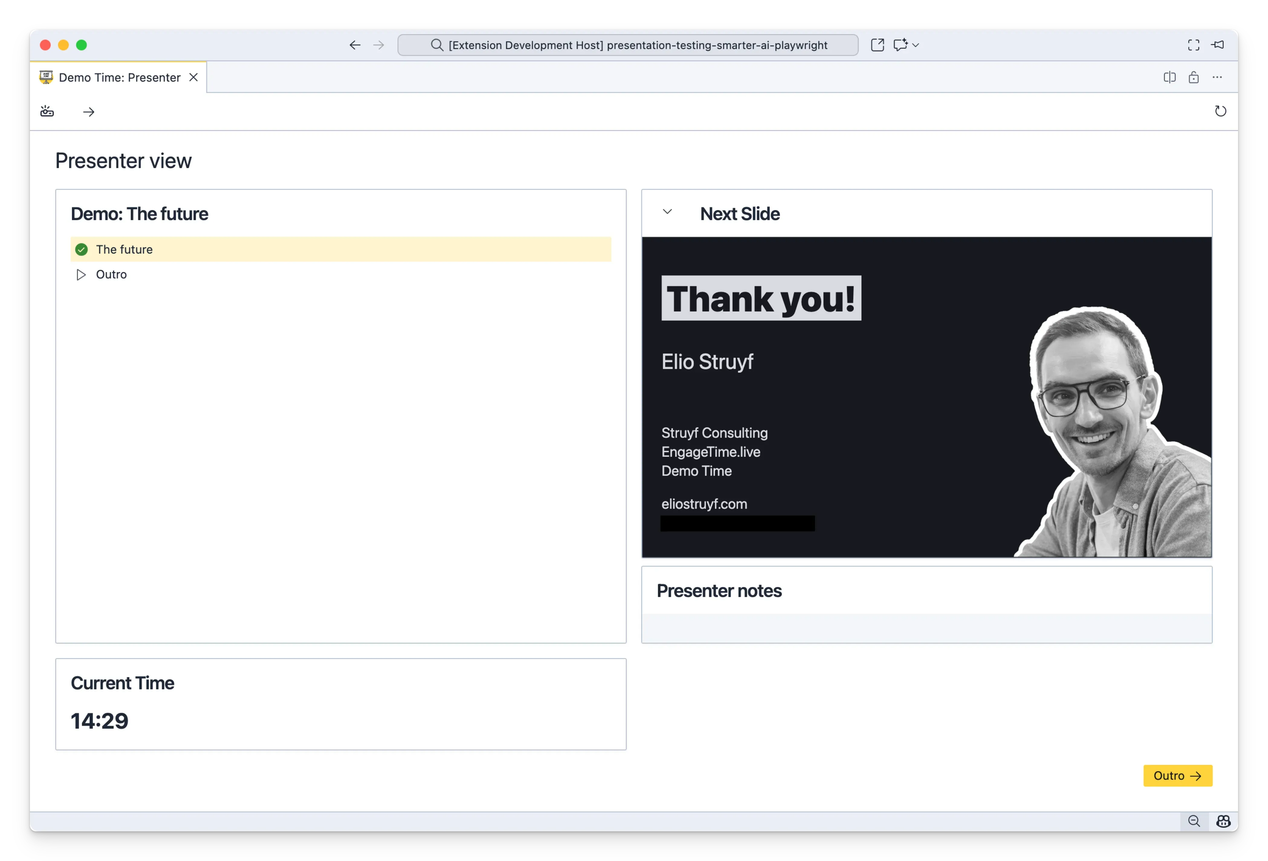 Next slide preview